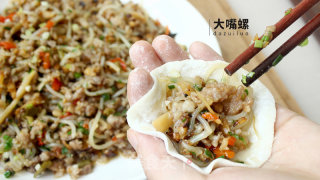 Exclusive Dumpling Skin Rice Noodle Bun丨large Mouth Conch recipe