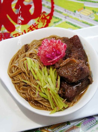 Ribs Braised Noodles recipe