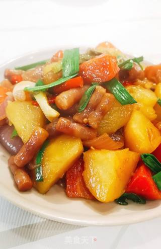 Spicy Sausage with Potatoes recipe