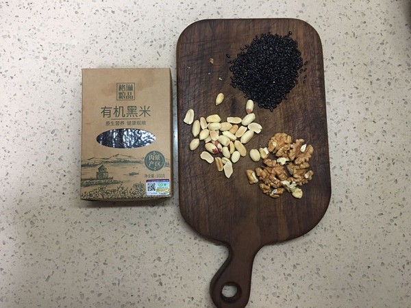 Rose Walnut Black Rice Paste recipe