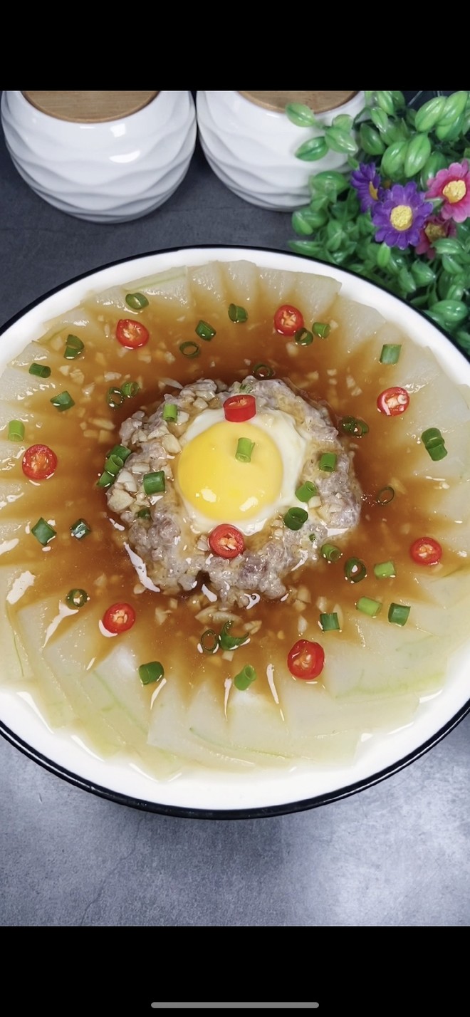 🔥meat and Steamed Winter Melon, Fresh and Delicious, Nutritious and Simple ❗️ recipe