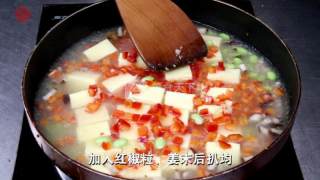 The Love of The Elderly and Children [shrimp Tofu] recipe