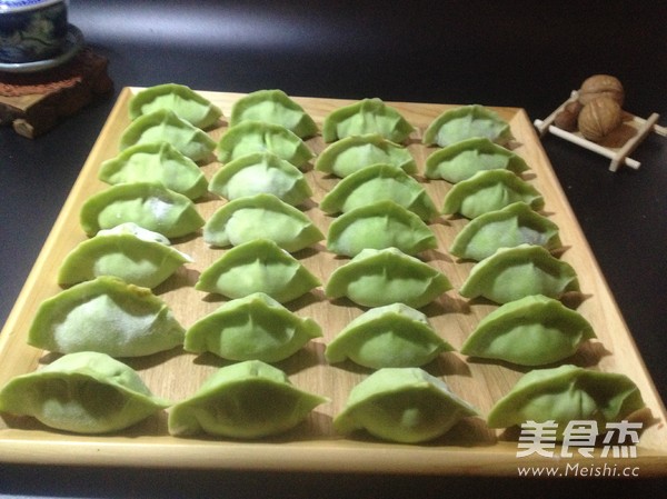 The Birth of Spinach Dumplings recipe