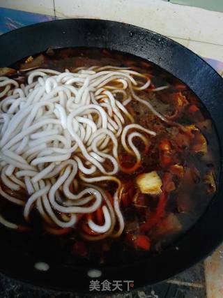 Spicy Seafood Potato Noodles recipe