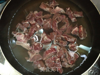 Stewed Beef Brisket with Broccoli and Radish recipe