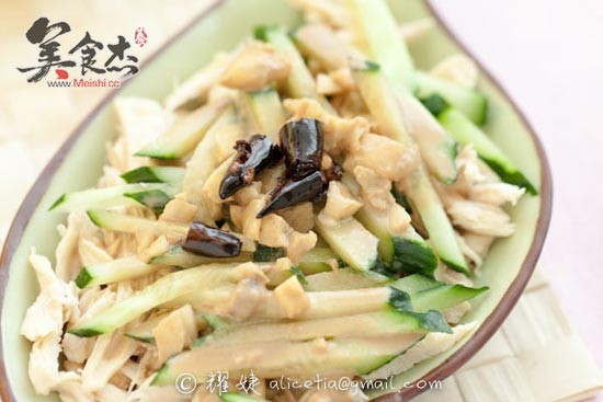 Chicken Shredded with Sesame Sauce recipe