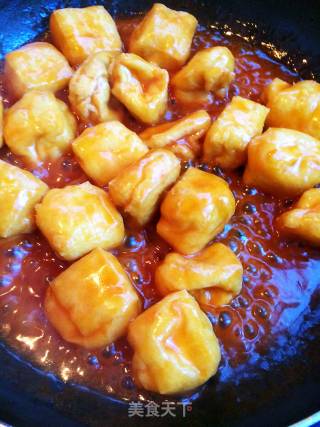 Tomato Sauce Soaked Tofu recipe