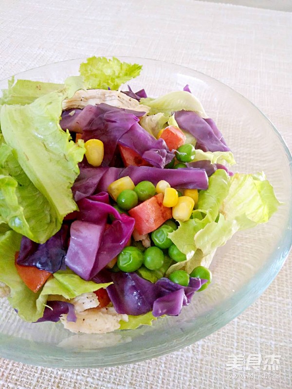 Chicken and Pea Salad with Vinaigrette recipe