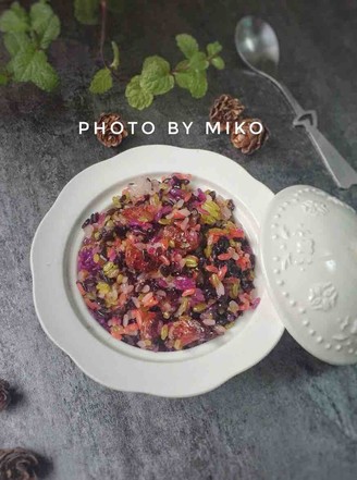 Colorful Waxed Glutinous Rice recipe