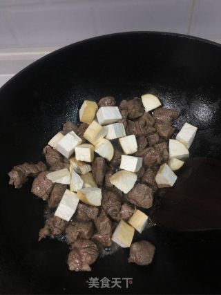 Black Pepper Beef Cubes recipe