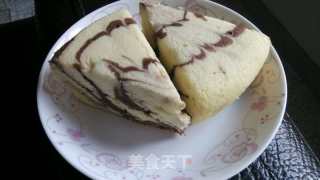 Rice Cooker Zebra Pattern Naked Cake recipe