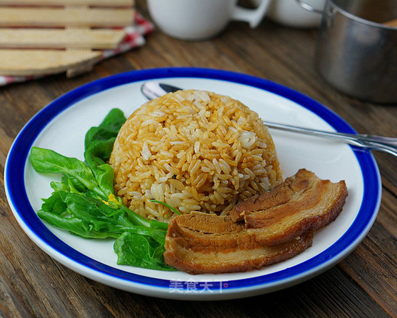 Pork Rice with Sauce recipe