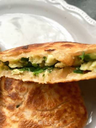 Leek, Goose Egg and Sea Rice Pie recipe