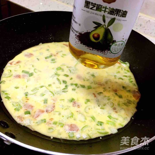 Baby Food Supplement Bacon Chive Omelet recipe