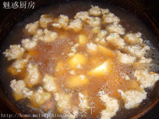 Meatball Potato Soup recipe