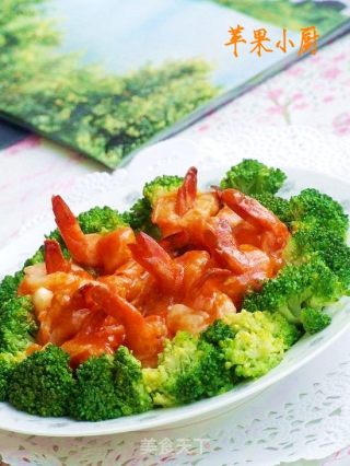 Broccoli Shrimp Balls in Tomato Sauce recipe