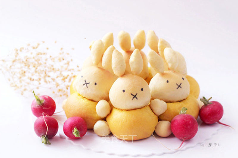 Sit in Rows and Divide The Radish [miffy Rabbit Squeezes The Buns] recipe