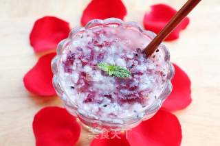 Rice Can Also be Eaten Like This-rose Ice Porridge recipe