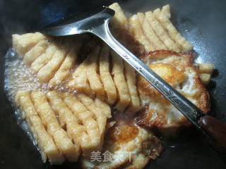 #trust of The Beauty# Dried Tofu with Lotus Leaf Egg and Orchid recipe