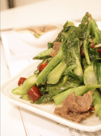 Beef Stir-fried Kale recipe