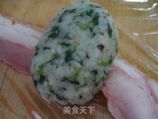 Fancy Rice Balls-pan-fried Spinach Rice Balls recipe