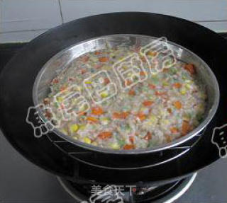 Children's Favorite --- Steamed Seasonal Vegetables with Minced Fish Glue recipe