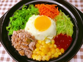 Minced Pork Corn Bibimbap recipe