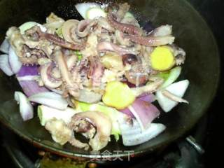 Pan-fried Squid Silk recipe