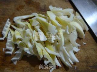 Stir-fried Leishan with Shredded Pork recipe