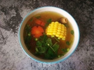 Morel and Corn Leg Bone Soup recipe