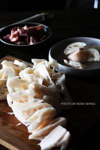 Cured Duck Braised Lotus Root recipe