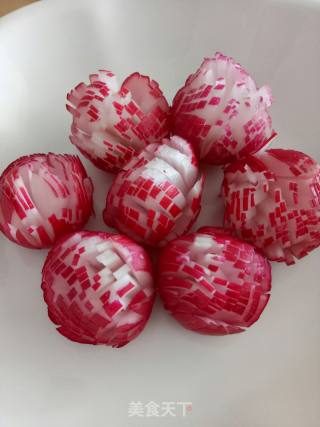 Salad Sweet and Sour Cherry Radish recipe