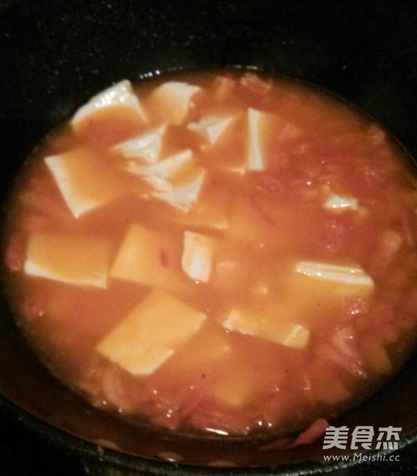 Tomato Tofu Soup recipe