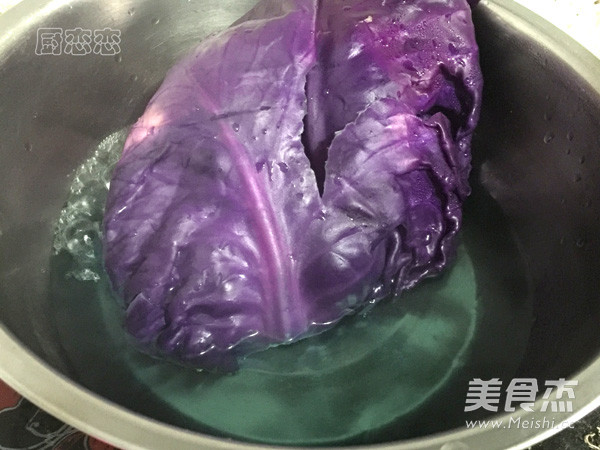 Purple Cabbage Mixed with Tofu Shreds recipe