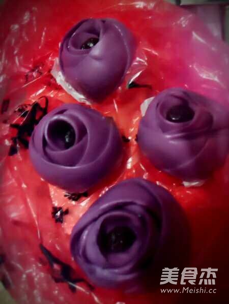 (purple Potato and Rose Steamed Buns)-xuexia recipe