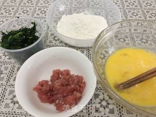 #春食野菜香#ai Ye Meat and Egg Soft Biscuits recipe