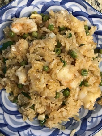 Garlic Shrimp Braised Rice