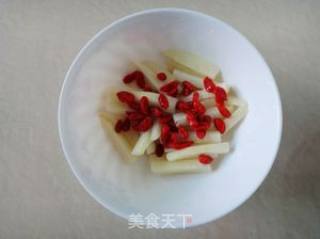 Chinese Yam Mixed with Wolfberry recipe