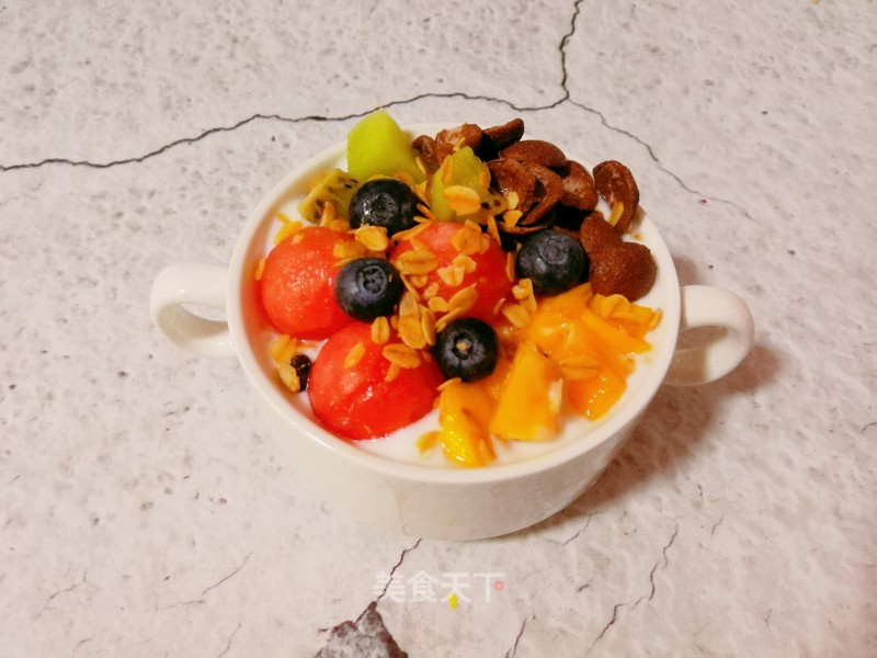 Fruit Oatmeal Yogurt Cup recipe