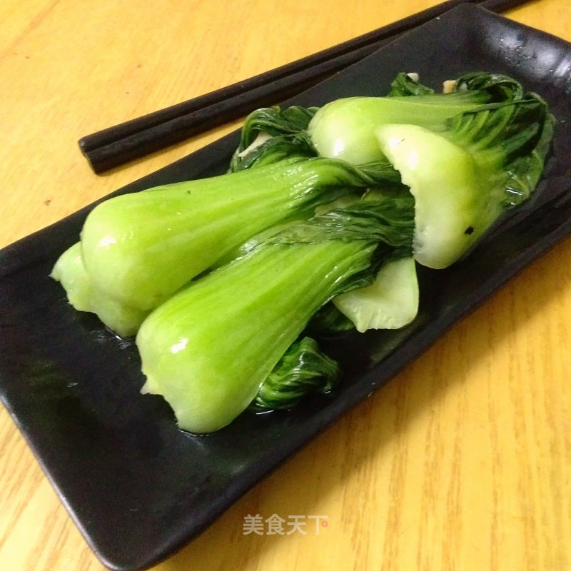 Stir-fried Shanghai Green with Garlic recipe