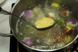 The Edible Little Stone-sweet Wine Yuhuashi Glutinous Rice Balls recipe