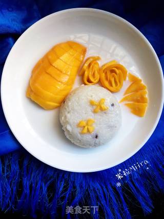 Mango Sticky Rice with Coconut Milk recipe