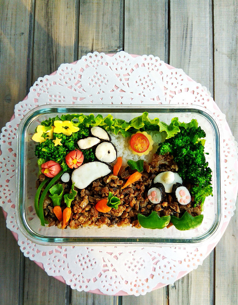 #aca烤明星大赛#little Rabbit Beef and Vegetable Bento recipe