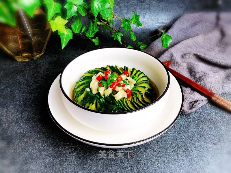 Tossed with Lion's Clothes Cucumber#凉饭菜# recipe