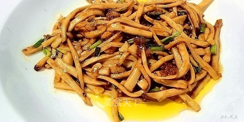 Sweet and Sour Shredded Mushroom recipe