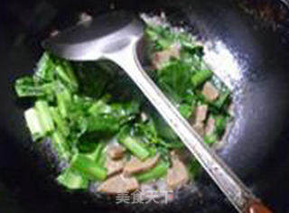 Beef Balls Stir-fried Tian Choi Core recipe