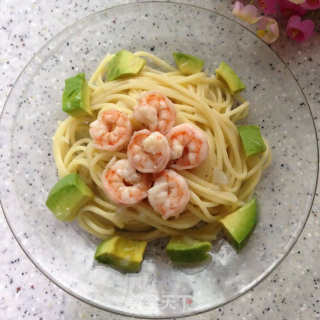 Shrimp and Avocado Pasta recipe