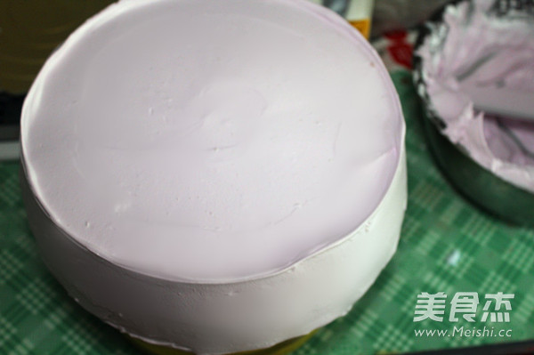 Purple Romantic Birthday Cake recipe