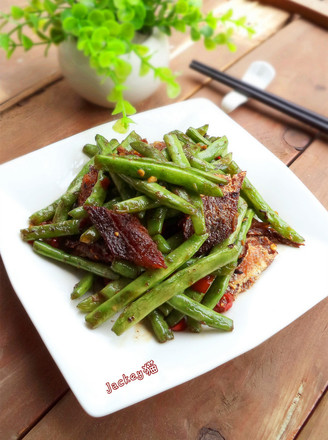 Stir-fried String Beans with Dace in Tempeh recipe