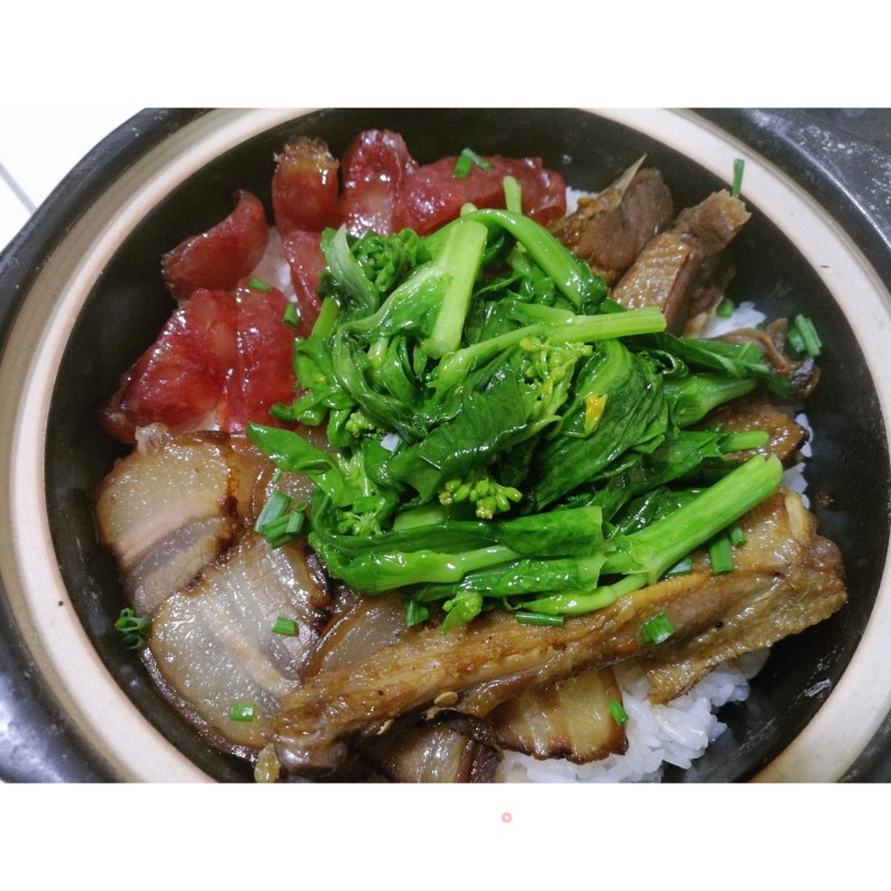 Cantonese-style Lame Claypot Rice recipe